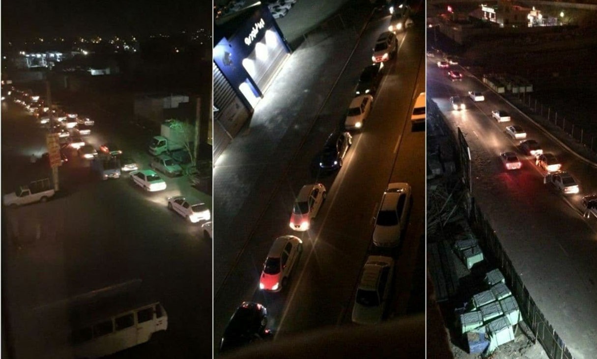هجوم مردم به پمپ بنزین های تهران