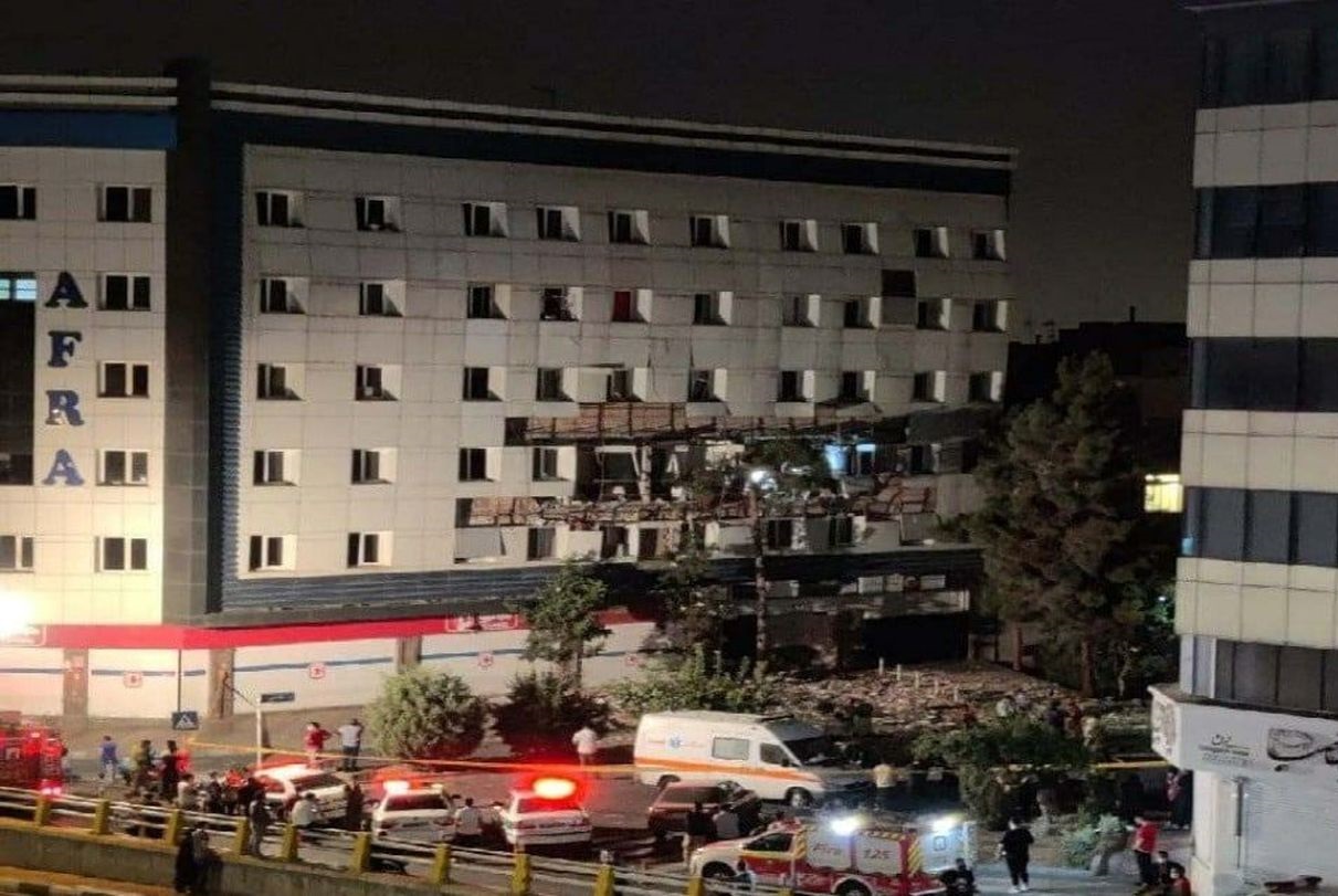 انفجار در غرب تهران
