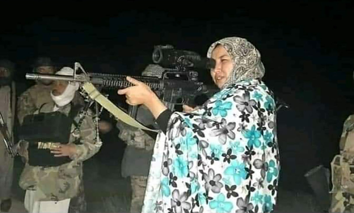 زن متولد ایران، فرمانده مبارزه با “طالبان”