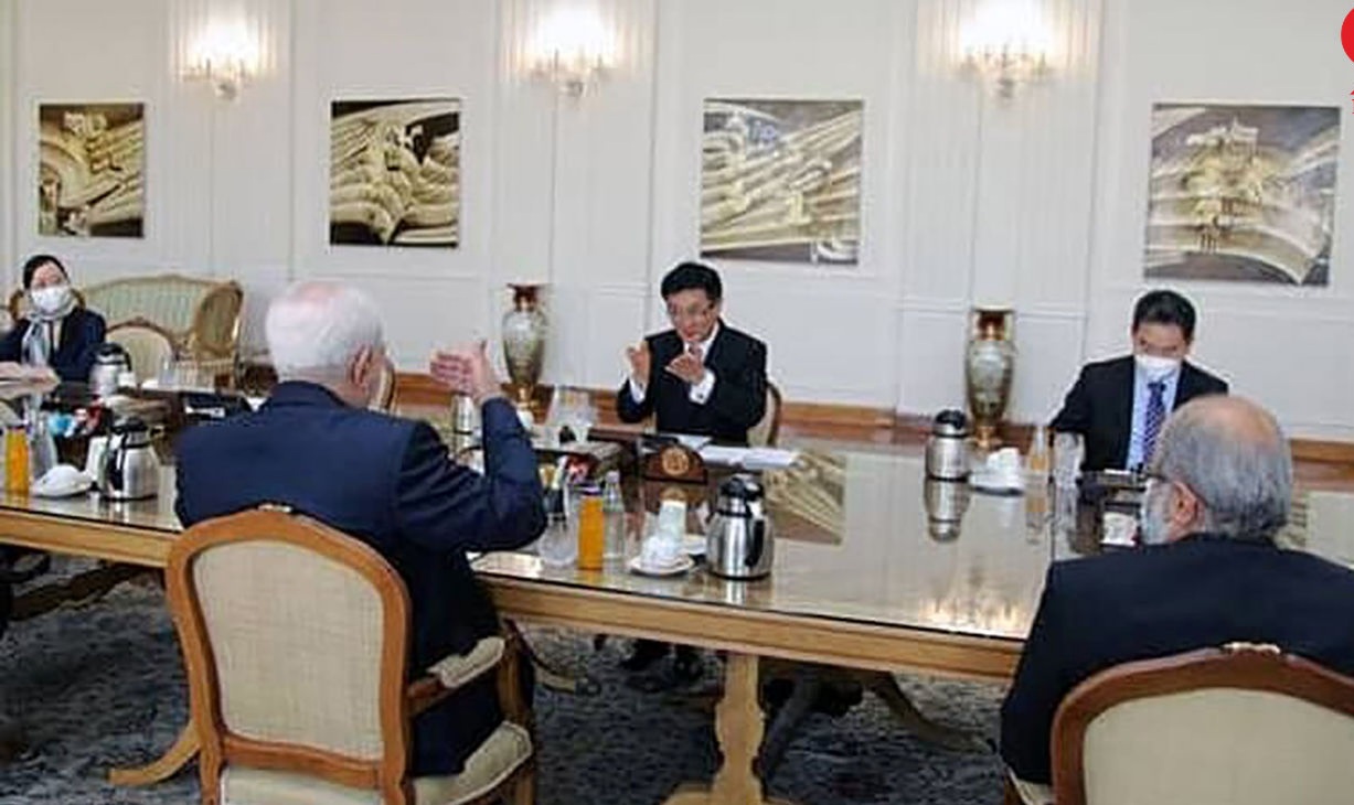 دیدار ظریف با نماینده چین درباره امور افغانستان