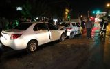 تصادف زنجیره‌ای در تقاطع وحدت – میرزاکوچک خان + عکس