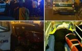 تصادف مرگبار آمبولانس و برلیانس با 14 کشته و زخمی در دماوند + عکس