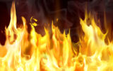 آتش‌سوزی هولناک در کارگاه چوب بستنی در زنجان
