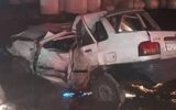 حادثه تلخ برای خودرو اتباع بیگانه در جاده کهنوج