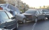 تصادف زنجیره‌ای در اصفهان