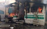 پشت پرده آتش زدن کانکس پلیس در بازار تهران