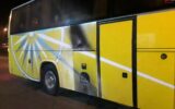 آتش‌سوزی اتوبوس با 40 مسافر در خراسان رضوی
