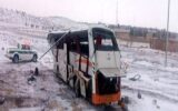 جامعهحوادث۱۸ مصدوم حادثه واژگونی اتوبوس بیرجند به مشهد از بیمارستان ترخیص شدند