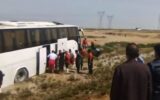 انحراف اتوبوس زائرین کربلا در محور آبادان – ماهشهر