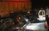 4 کشته در تصادف هولناک پژو با تریلی در بزرگراه شیراز