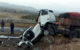 راننده خودروی شوتی در تصادف کشته شد