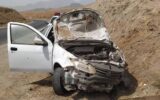 واژگونی خودرو پژو پارس در محور بروجن