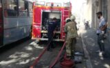 آتش سوزی در دانشگاه علوم پزشکی زرگنده