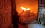 آتش سوزی در مدرسه ناشنوایان اصفهان