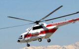 پرواز هلیکوپتر امداد برای نجات مادر باردار