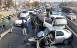رکورد مرگ و میر تصادفات در بزرگراه آزادگان تهران
