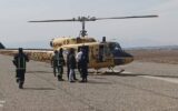 انتقال بیمار قلبی ۷۰ ساله با ۳ بالگرد از اراک به تهران