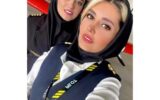 تیک آف دو خواهر خلبان ایرانی بر فراز آسمان