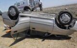 یک فوتی بر اثر واژگونی خودروی پراید